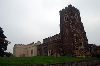 The church from the north-west October 2010